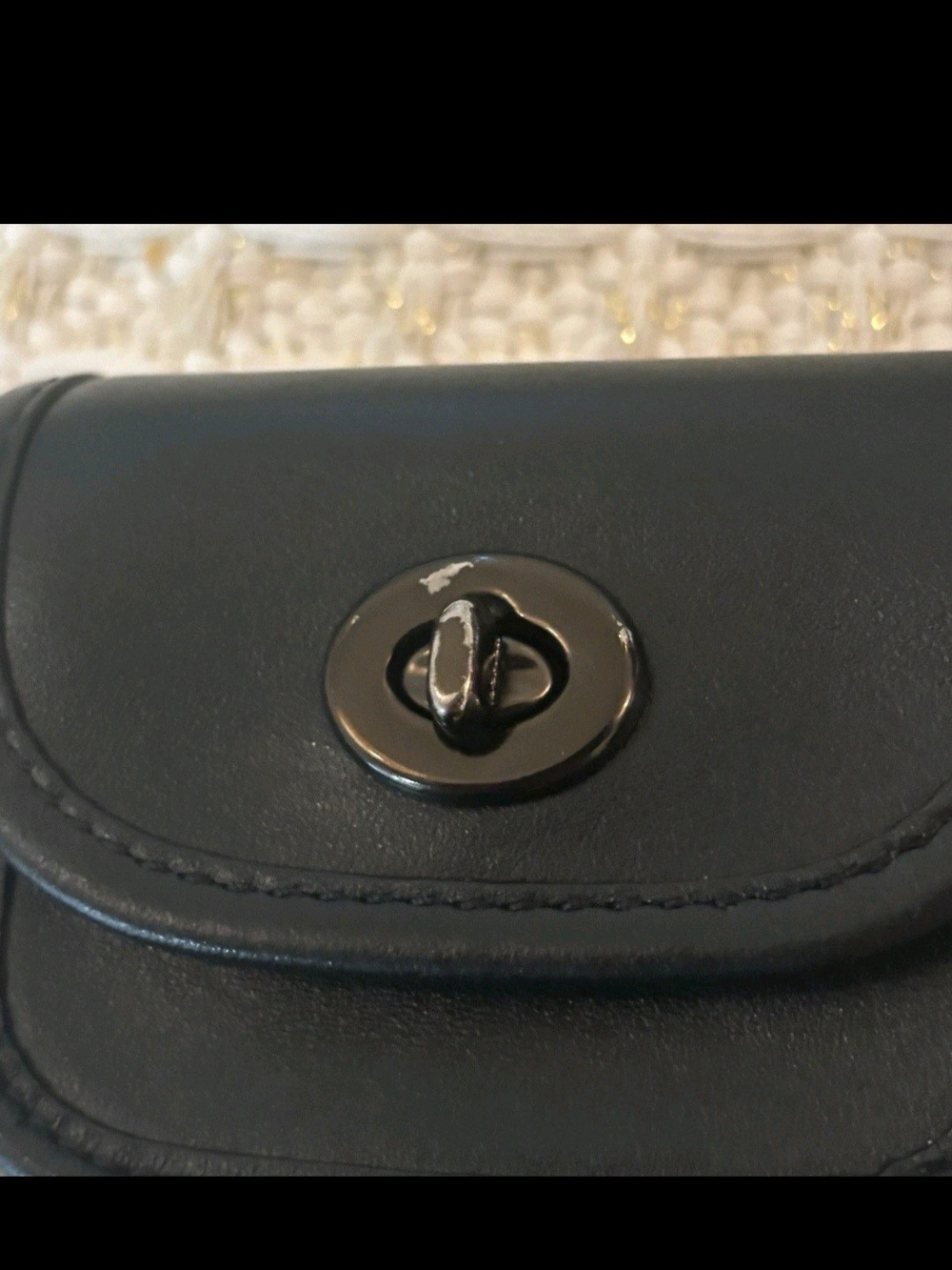 Coach Key Fob In Black - Picture 4 of 4